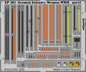 Eduard TP501 German Infantry Weapon WWII 1/35 