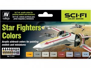 Vallejo 71612 Star Fighters Colors 8 x 17ml