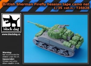 Black Dog T35028 British Sherman Firefly hessian tape camo net 1/35
