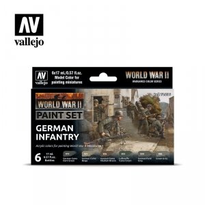Vallejo 70206 WWII German Infantry 6x17ml
