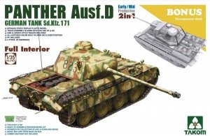 Takom 2103 Panther Ausf. D 2in1 Mid/Early Full Interior Kit 1/35