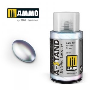Ammo of Mig 2325 A-STAND Holomatic Chrome 30ml