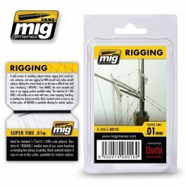 AMMO of Mig Jimenez 8016 RIGGING – SUPER FINE 0.01 MM