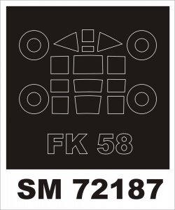 Montex SM72187 Koolhoven FK-58 AZUR