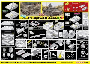 Dragon 6944 Pz.Kpfw.III Ausf.E/F (Smart kit) (2in1) 1/35