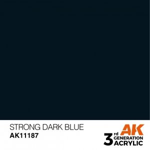 AK Interactive AK11187 STRONG DARK BLUE – STANDARD 17ml