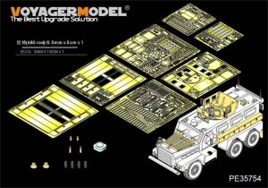 Voyager Model PE35754 Modern US COUGAR 6X6 MRAP (For MENG SS-005) 1/35