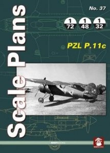 MMP Books 81517 Scale Plans No. 37 PZL P.11c EN