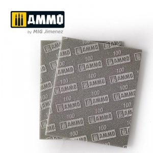 Ammo of Mig 8555 Sanding Sponge Sheet 100 gąbka ścierna