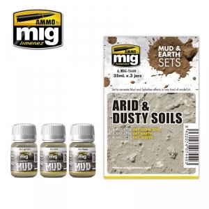 AMMO of Mig Jimenez 7440 ARID & DUSTY SOILS 3x35ml