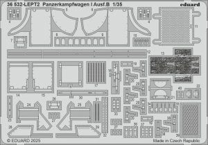 Eduard 36532 Panzerkampfwagen I Ausf. B Tamiya 1/35