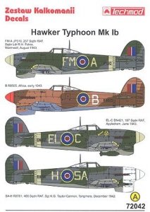 Techmod 72042 Hawker Typhoon Mk IB (1:72)