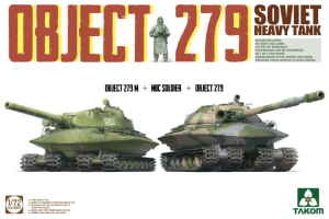 Takom 5005 Soviet Heavy Tank Object 279 Object 279M + NBC Soldier + Object 279 1/72