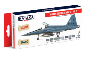 Hataka HTK-AS75 Modern Hellenic AF paint set vol. 2 8x17ml