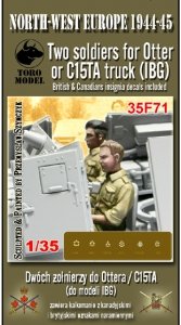 Toro 35F71 NWE 1944-45 - Dwóch żołnierzy do Ottera/C15TA Do modeli firmy IBG 1/35