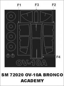 Montex SM72020 OV-10A Bronco ACADEMY
