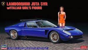 Hasegawa 20472 Lamborghini Jota SVR w/Italian Girl's Figure 1/24