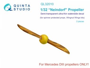 Quinta Studio QL32010 Wooden Propellers Neindorf (Wingnut Wings) 1/32
