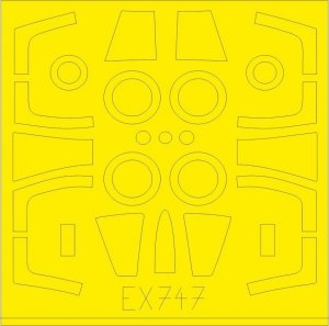 Eduard EX747 F-104DJ for Kinetic Model 1/48