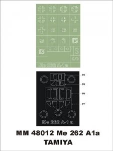 Montex MM48012 Me-262A-1a TAMIYA