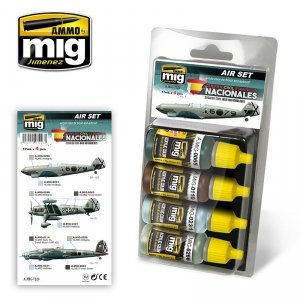 Ammo of Mig 7226 SPANISH CIVIL WAR - NATIONALISTS AIRCRAFTS SET