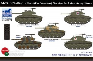 Bronco CB35072 Bronco M-24 Chaffee (Post-War Version) Serv. In Asia Army (1:35)