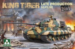 Takom 2130 German Heavy Tank Sd.Kfz.182 King Tiger Late Production 2 in 1 (without interior) 1/35