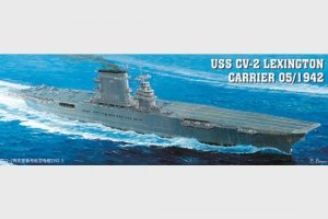 Trumpeter 05608 USS CV-2 Lexington carrier 05/1942 (1:350)