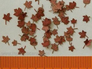 Model Scene L3-201 Maple - dry leaves (red colour) 1/32, 1/35