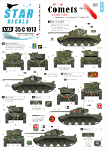 Star Decals 35-C1013 British Comets 2 1/35