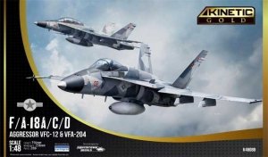 Kinetic K48088 F/A-18A/C/D Aggressor VFC-12 & VFA-204 1/48