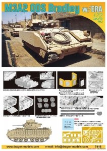 Dragon 7416 M3A2 ODS Bradley w/ERA 1/72