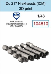 Omask 104810 Do 217 N (ICM) 3D print 1/48