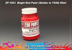 Zero Paints ZP-1003 Bright Red Paint ( Similar to TS49) 60ml