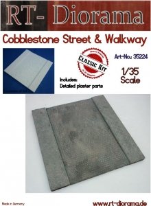RT-Diorama 35224 Cobblestone Street & Walkway 1/35