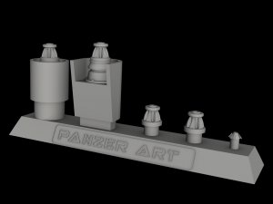 Panzer Art RE35-182 German “Command” vehicles antenna set 1/35