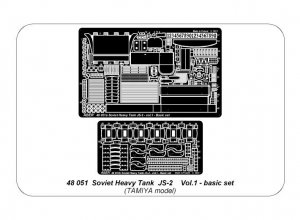 Aber 48051 Radziecki czolg ciężki JS-2, cz.1-zestaw podstawowy / Soviet heavy tank JS-2-vol. 1 basic set (Tamiya) 1/48