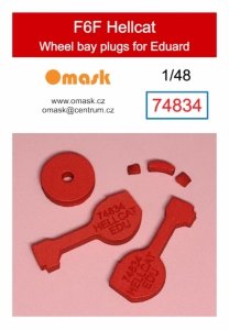 Omask 74834 F6F Hellcat wheel bay plugs (for Eduard) 1/48