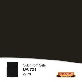 Lifecolor UA731 Dirty Black 22ml