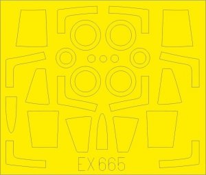 Eduard EX665 F-104G TFace 1/48 KINETIC MODEL