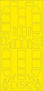Eduard EX582 Bf 109G classic canopy TFace EDUARD 1/48