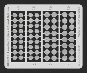 Eduard 00021 Landing lights 2,5 and 3mm