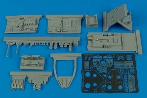 Aires 2107 Kawasaki Ki61-I cockpit set 1/32 Hasegawa