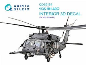Quinta Studio QD35164 HH-60G Pave Hawk 3D-Printed & coloured Interior on decal paper (Kitty Hawk) 1/35