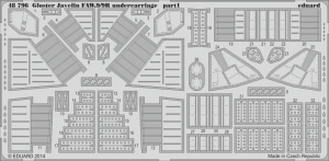 Eduard 48796 Gloster Javelin FAW.9/9R undercarriage AIRFIX 1/48