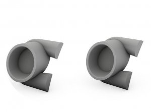 CMK Q48373 Reggiane Re 2000 Exhausts 1/48