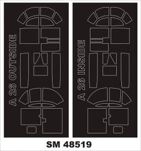 Montex SM48519 A-26B INVADER ICM 1/48