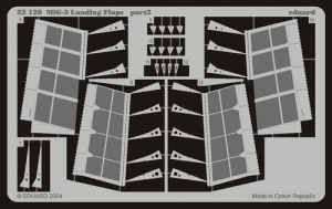 Eduard 32120 MiG-3 landing flaps 1/32 TRUMPETER