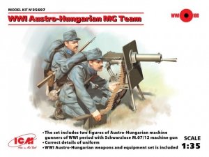 ICM 35697 WWI Austro-Hungarian MG Team 1/35