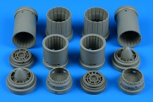Aires 2248 F-4E/F/G, RF-4E Phantom II exhaust nozzles 1/32 REVELL
